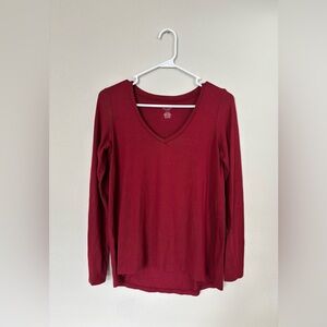 American Eagle Soft & Sexy Plush Basic V-neck Long Sleeve Shirt size medium